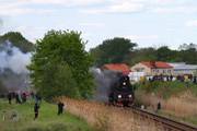 03.05.2014 Parowóz Ol49-69 podczas parady w Wolsztynie (przejazd parami)