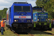16.08.2014 BR285 123 i SM42-1602 podczas parady w Międzychodzie