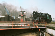 17.11.2012 Zabytkowa obrotnica i parow&oacute;z Ol49-59