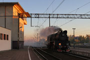 03.10 Parow&oacute;z Ol49-69 manewruje na stacji w Lesznie
