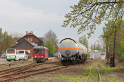 02.05.2016 Wagon spalinowy MBxd2-216 ruszył ze stacji Pleszew Miasto